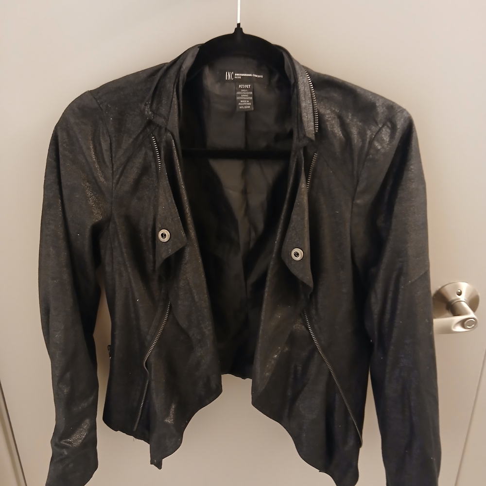 INC International Concepts Women's Black Jacket